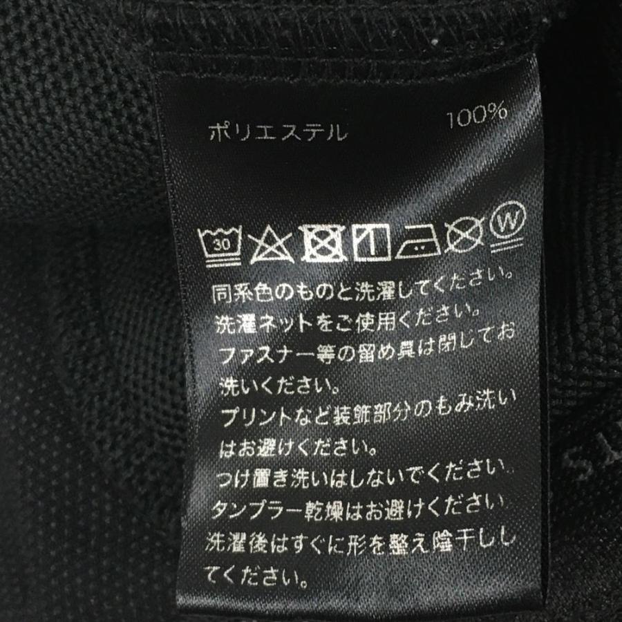 美品】ハチヤーズ ジップパーカー 黒×白 袖ロゴ ジャケット メンズ M