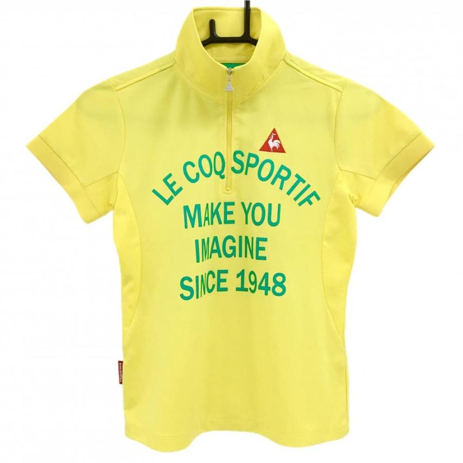 (美品)ルコックゴルフ　春・夏ハーフジップ　ハイネック　プルオーバー　Lサイズ le coq sportif GOLF（ルコックスポルティフ ゴルフ） 【美品