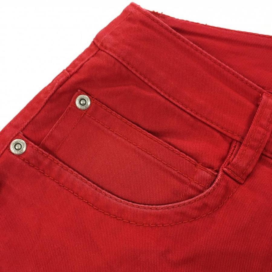 Jack Bunny!!（ジャックバニー） パンツ レッド ストレッチ レディース