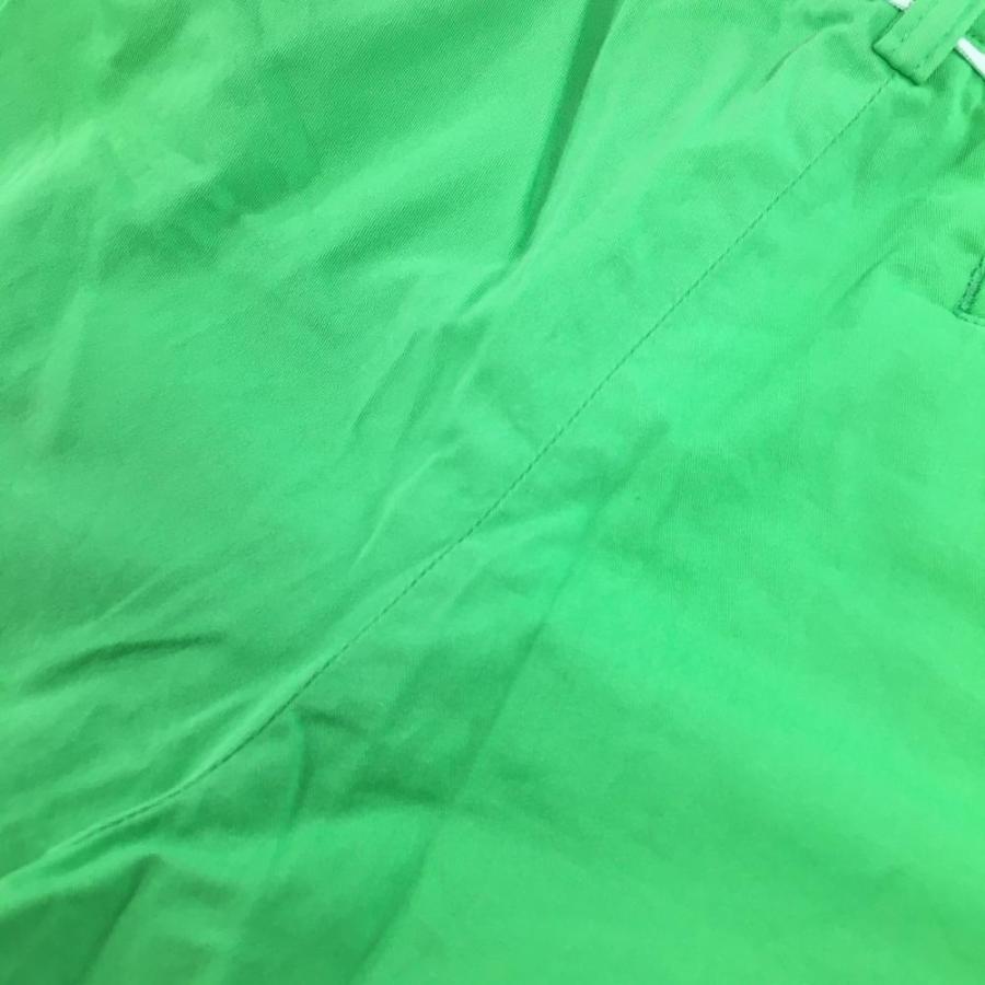 archivio（アルチビオ） キュロットスカート ライトグリーン×白