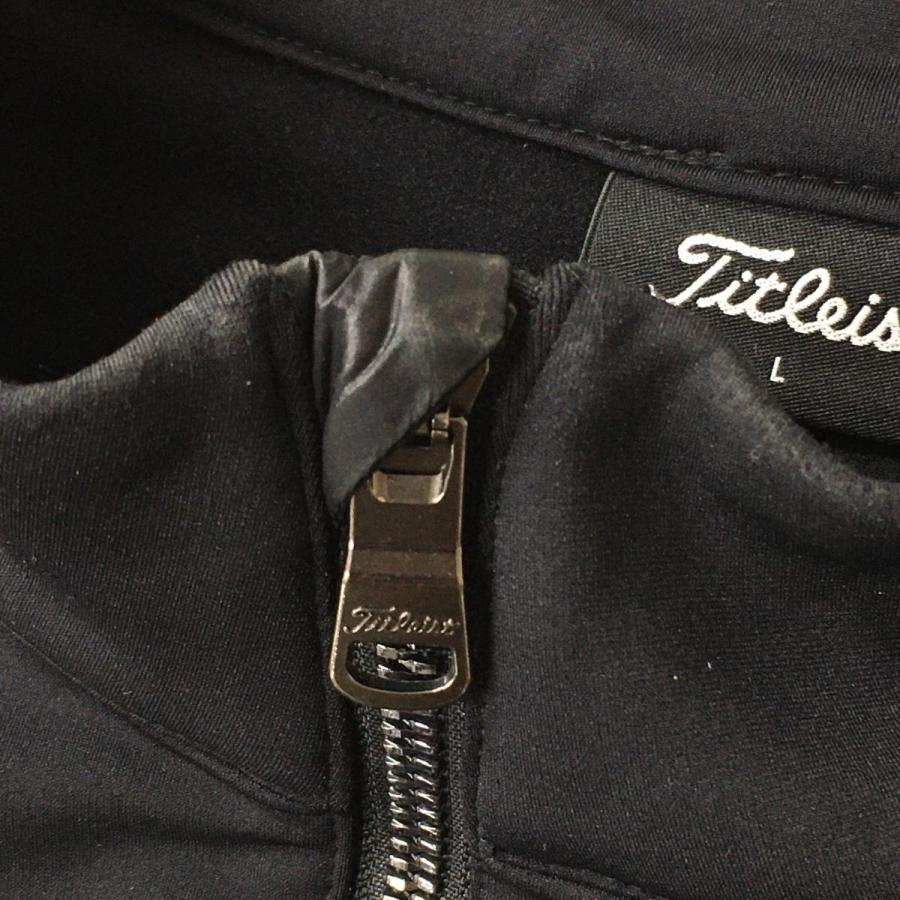 Titleist（タイトリスト） 中綿切替ジャケット 黒 身頃中綿 メンズ L