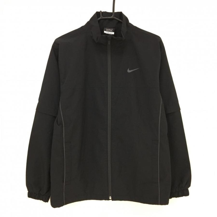 NIKE GOLF ナイキ ゴルフ 中綿 2WAY ジャケット XL ブラック NIKE（ナイキ） 【美品】ナイキ 2WAYジャケットブルゾン 黒 袖着脱可