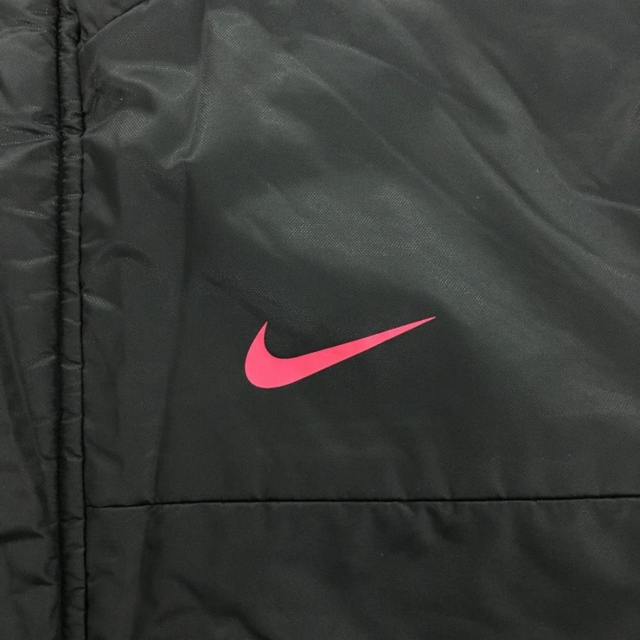 NIKE（ナイキ） 【美品】ナイキゴルフ 中綿ジャケット 黒 ロゴレッド