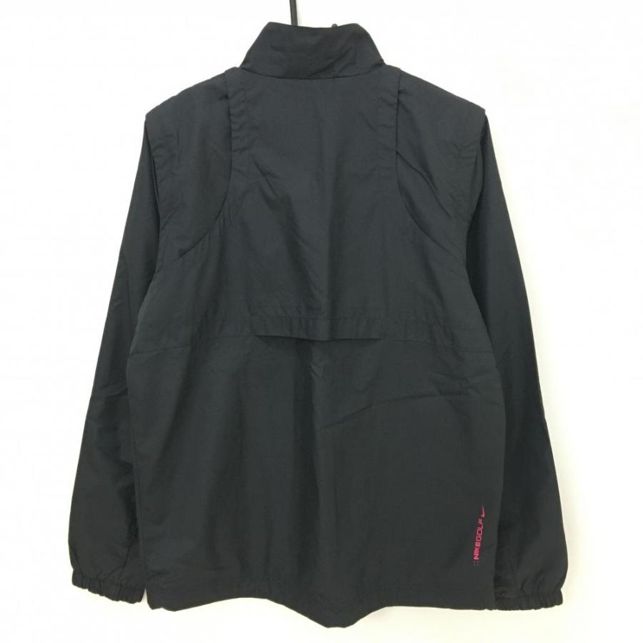 NIKE（ナイキ） 【美品】ナイキゴルフ 2WAYジャケット 黒×レッドピンク