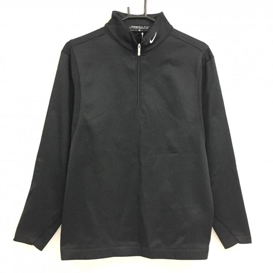 cpg ゴルフ　長袖ハイネックシャツ黒　サイズ4（XL） NIKE（ナイキ） 【超美品】ナイキゴルフ 長袖ハイネックシャツ 黒