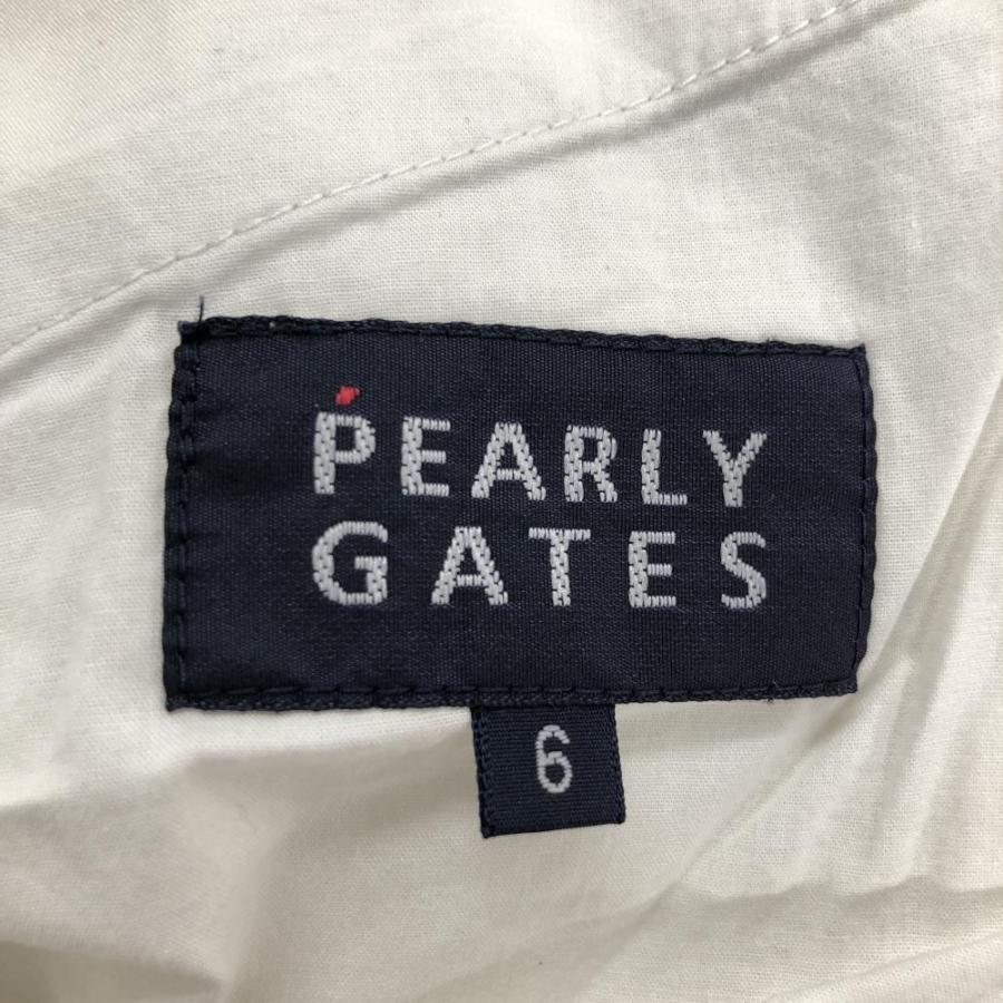 PEARLY GATES（パーリーゲイツ） ハーフパンツ 白 ロゴ刺しゅう メンズ