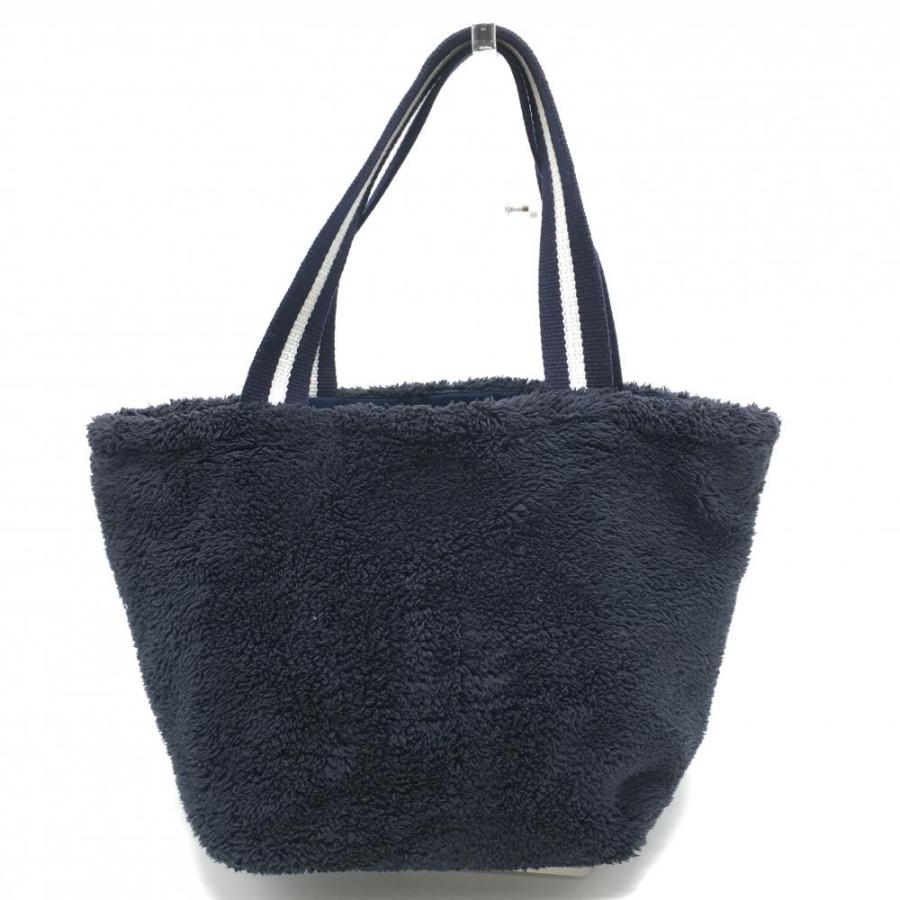 muta MARINE（ムータマリン） ボアカートバッグ ネイビー ロゴワッペン