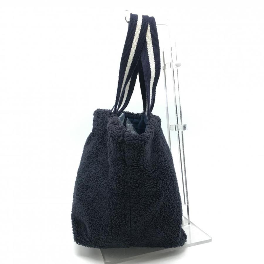 muta MARINE（ムータマリン） ボアカートバッグ ネイビー ロゴワッペン