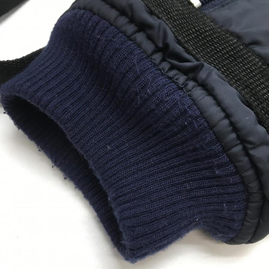 PEARLY GATES（パーリーゲイツ） ハンドウォーマー ネイビー×白 内側