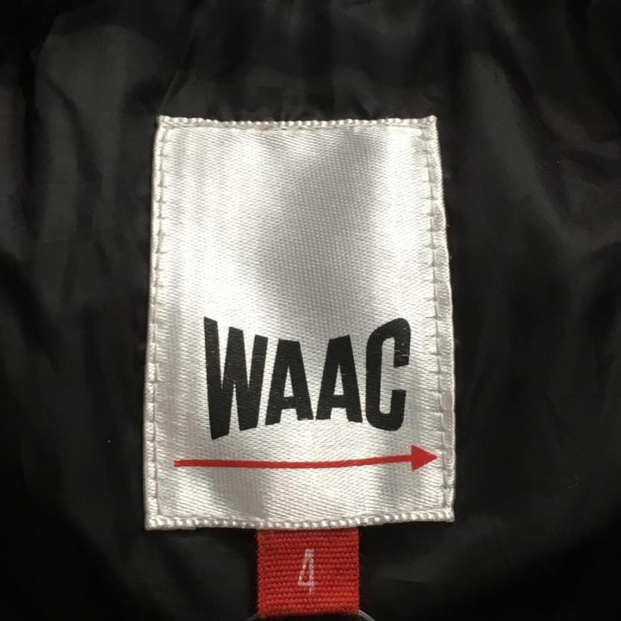 WAAC 【美品】ワック 中綿ジャケット 黒 ロゴワッペン メンズ XL