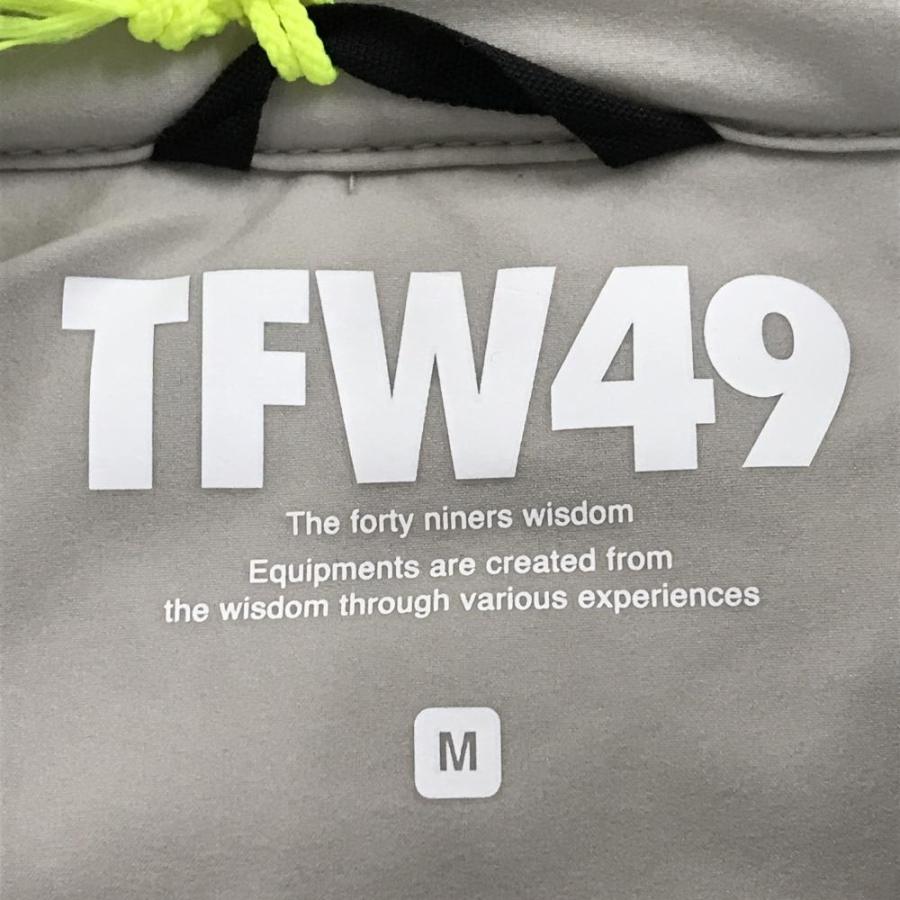 TFW49 【未使用品】TFW49 ダウンベスト ライトグレー 前身頃・後ろ身頃