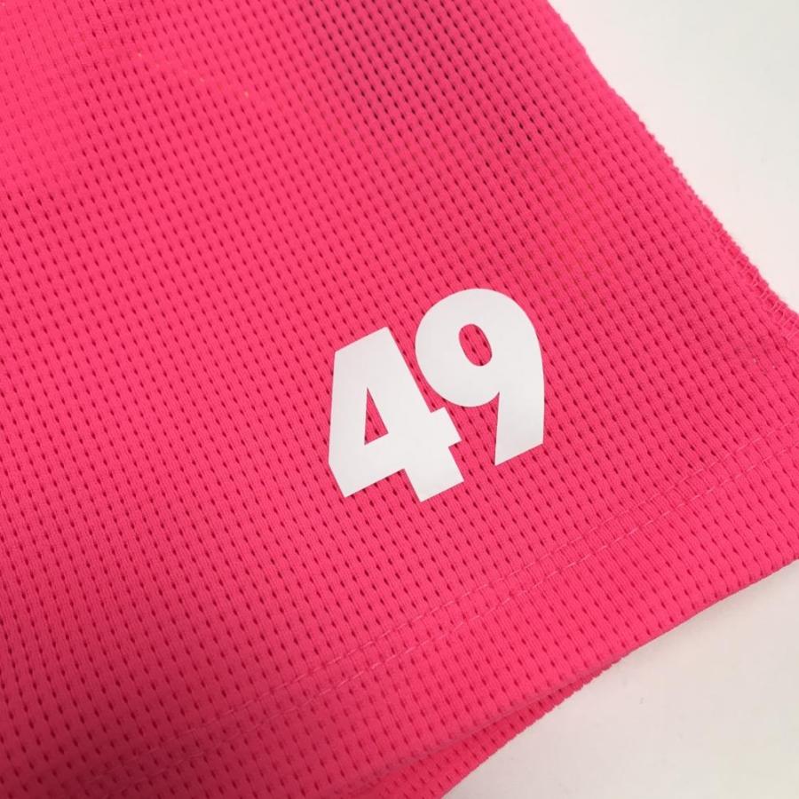 TFW49 【未使用品】TFW49 ノースリーブシャツ 蛍光ピンク メッシュ DRI