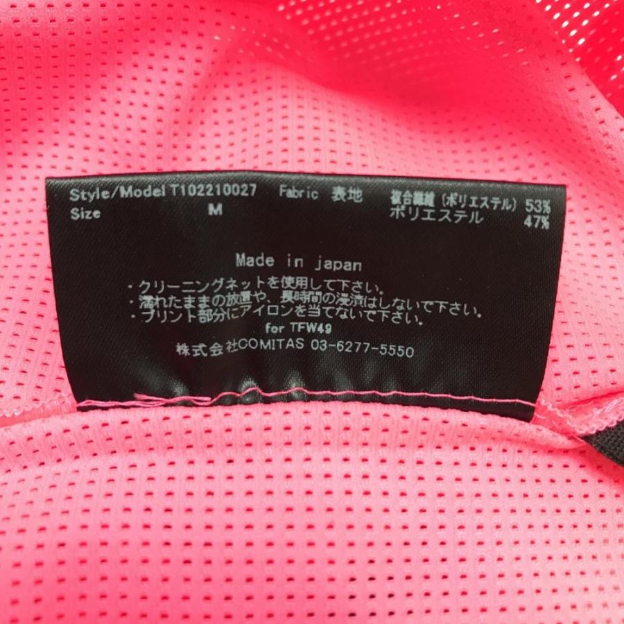 TFW49 【未使用品】TFW49 ノースリーブシャツ 蛍光ピンク メッシュ DRI