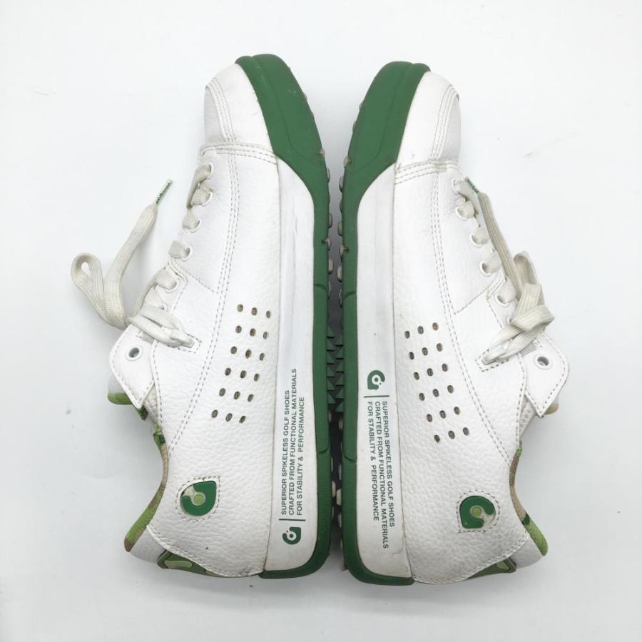 gravis（グラビス） 【美品】グラビス ゴルフシューズ 白×グリーン