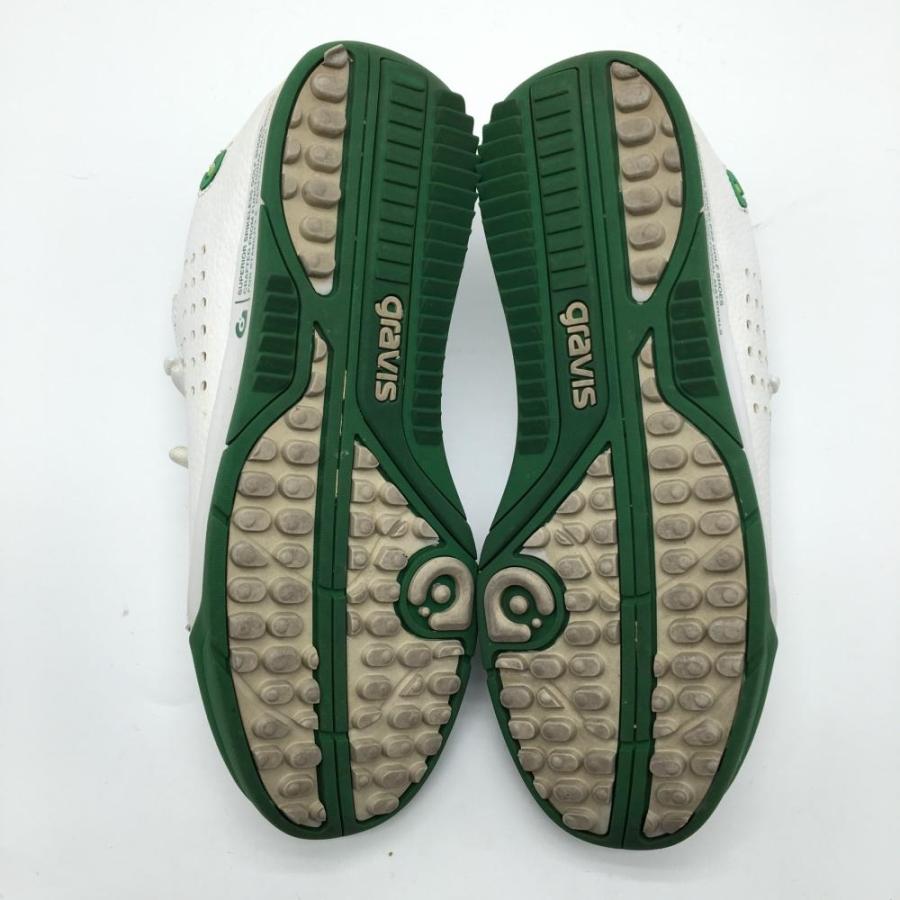 gravis（グラビス） 【美品】グラビス ゴルフシューズ 白×グリーン