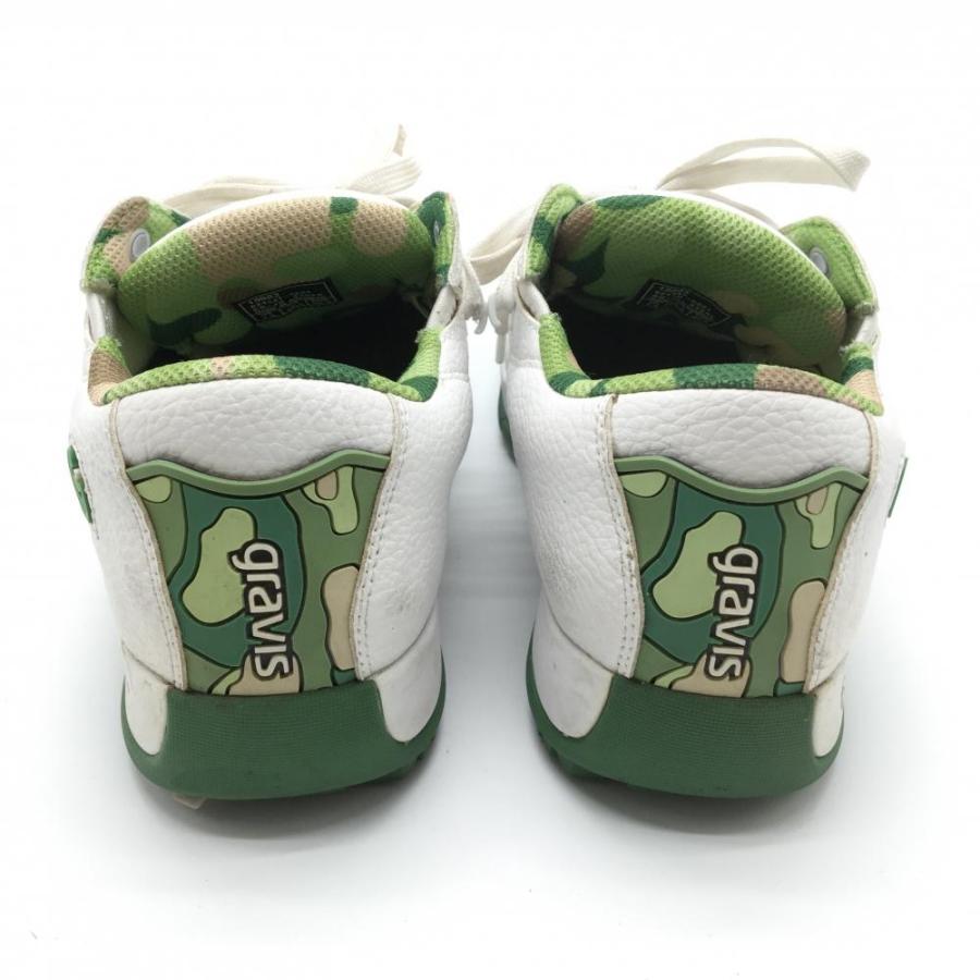 gravis（グラビス） 【美品】グラビス ゴルフシューズ 白×グリーン