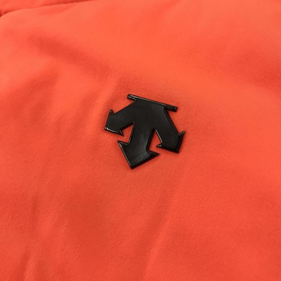 DESCENTE GOLF 【美品】デサントゴルフ 中綿ジャケット オレンジ×黒 肩
