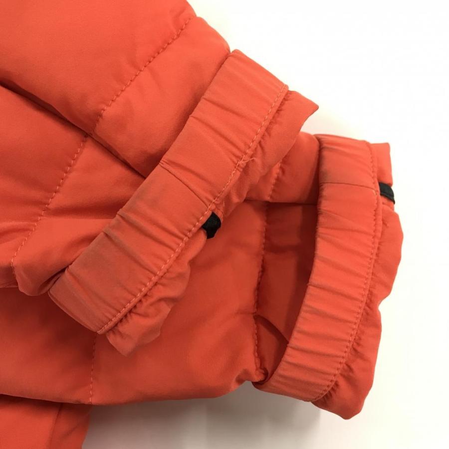DESCENTE GOLF 【美品】デサントゴルフ 中綿ジャケット オレンジ×黒 肩