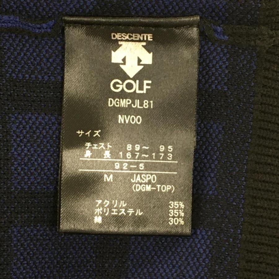 DESCENTE GOLF メンズベスト Mサイズ チェック柄 【公式通販】