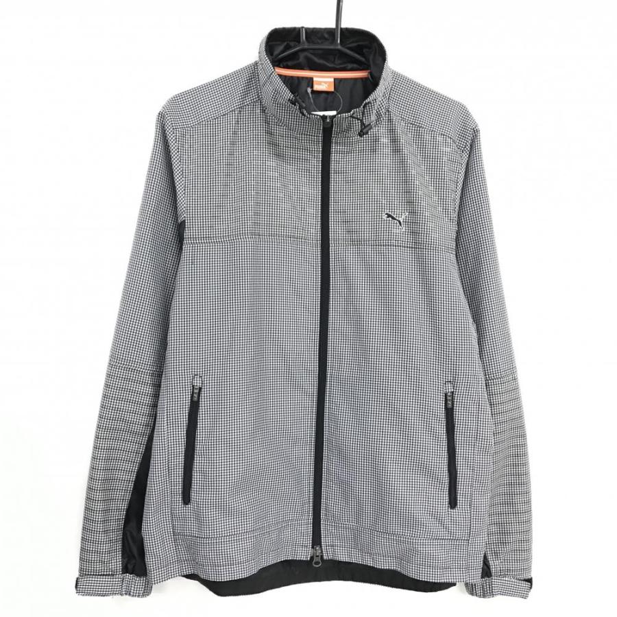 PUMA（プーマ） 【美品】プーマ ジャケット 白×黒 ギンガムチェック 