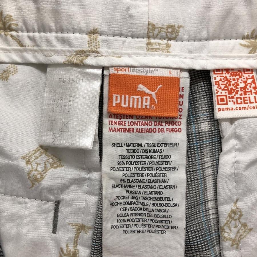 PUMA（プーマ） 【美品】プーマ ハーフパンツ 白×ライトグレー