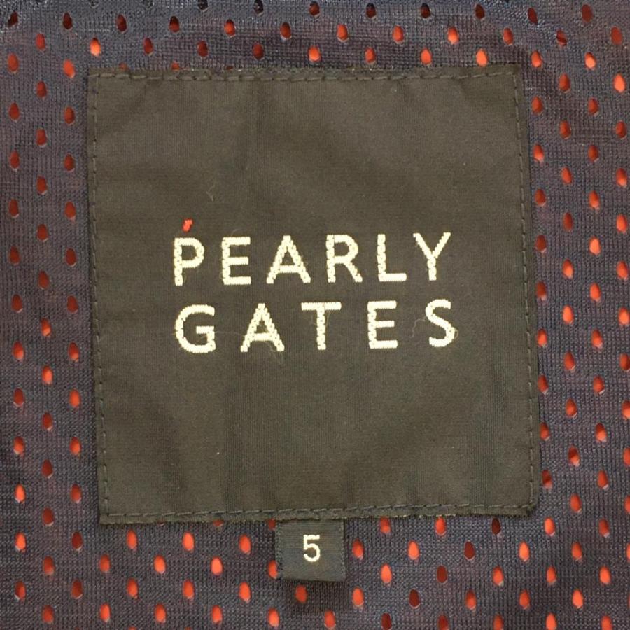 PEARLY GATES（パーリーゲイツ） ジャケットブルゾン レッド×白 ハーフ