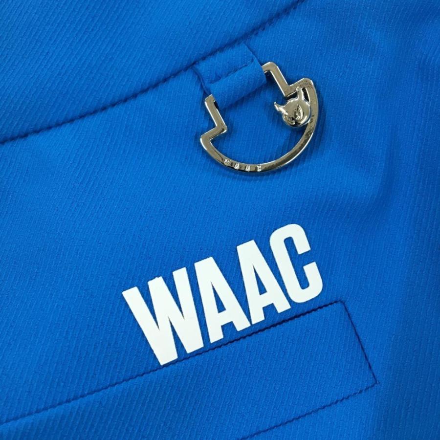 【未使用品】ワック プリーツスカート ブルー ストレッチ 内側インナーパンツ レディース 0(XS) ゴルフウェア WAAC_5