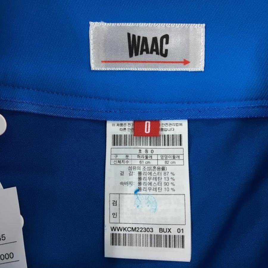 【未使用品】ワック プリーツスカート ブルー ストレッチ 内側インナーパンツ レディース 0(XS) ゴルフウェア WAAC_6