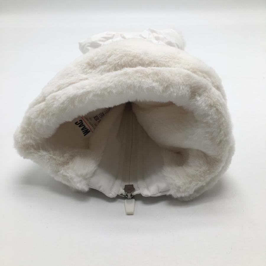 WAAC 【新品】ワック 中綿レッグウォーマー 白 フェイクファー