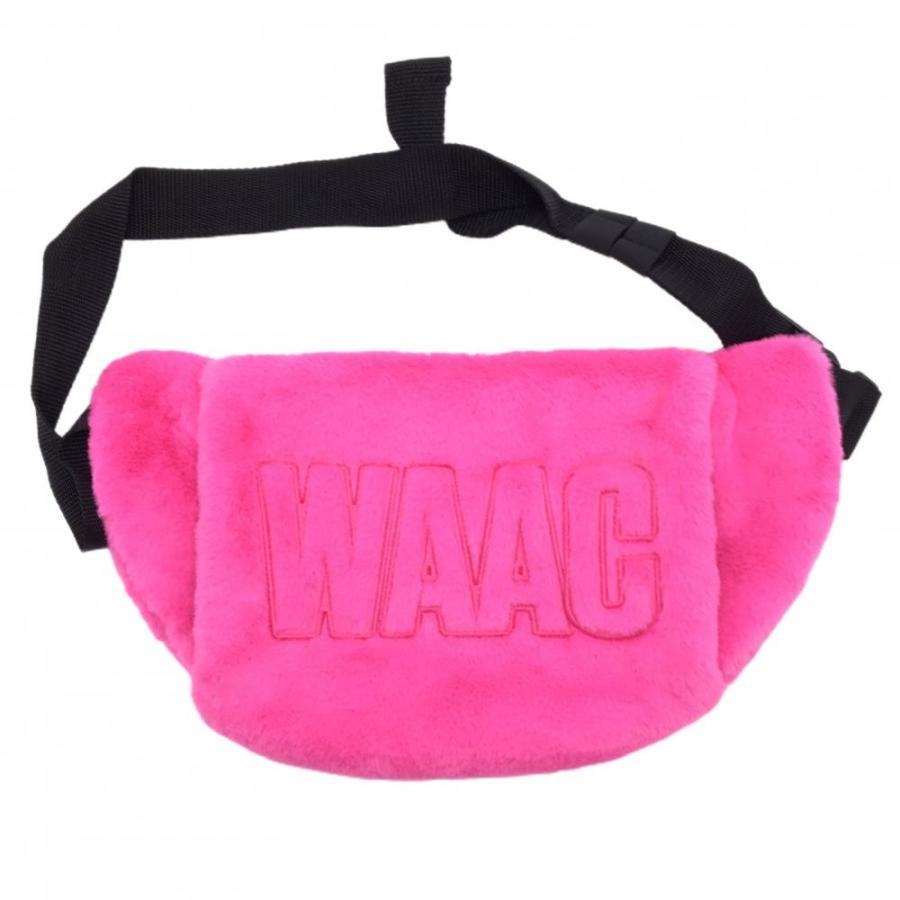 WAAC 【超美品】ワック ハンドウォーマー ピンク ポケット付 フェイク