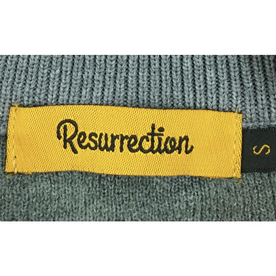Resurrection 【超美品】レザレクション セーター グレー 総柄編み