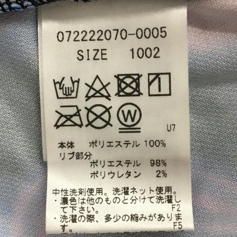 WAAC 【新品】ワック ノースリーブスキッパーシャツ 黒×マルチカラー