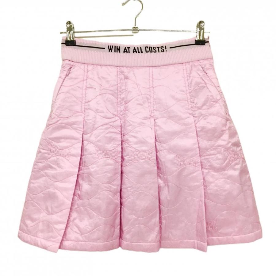 WAAC 【新品】ワック 中綿プリーツスカート ピンク キルティング