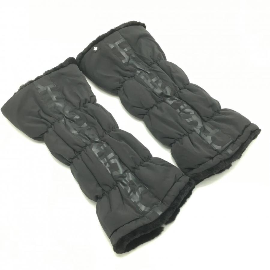 DESCENTE GOLF 【超美品】デサントゴルフ 中綿レッグウォーマー 黒 裏