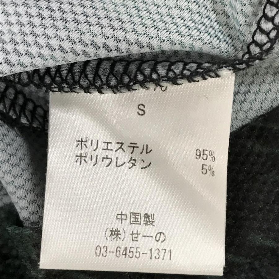 エフアールツー ノースリーブポロシャツ ダークグリーン×黒 チェック