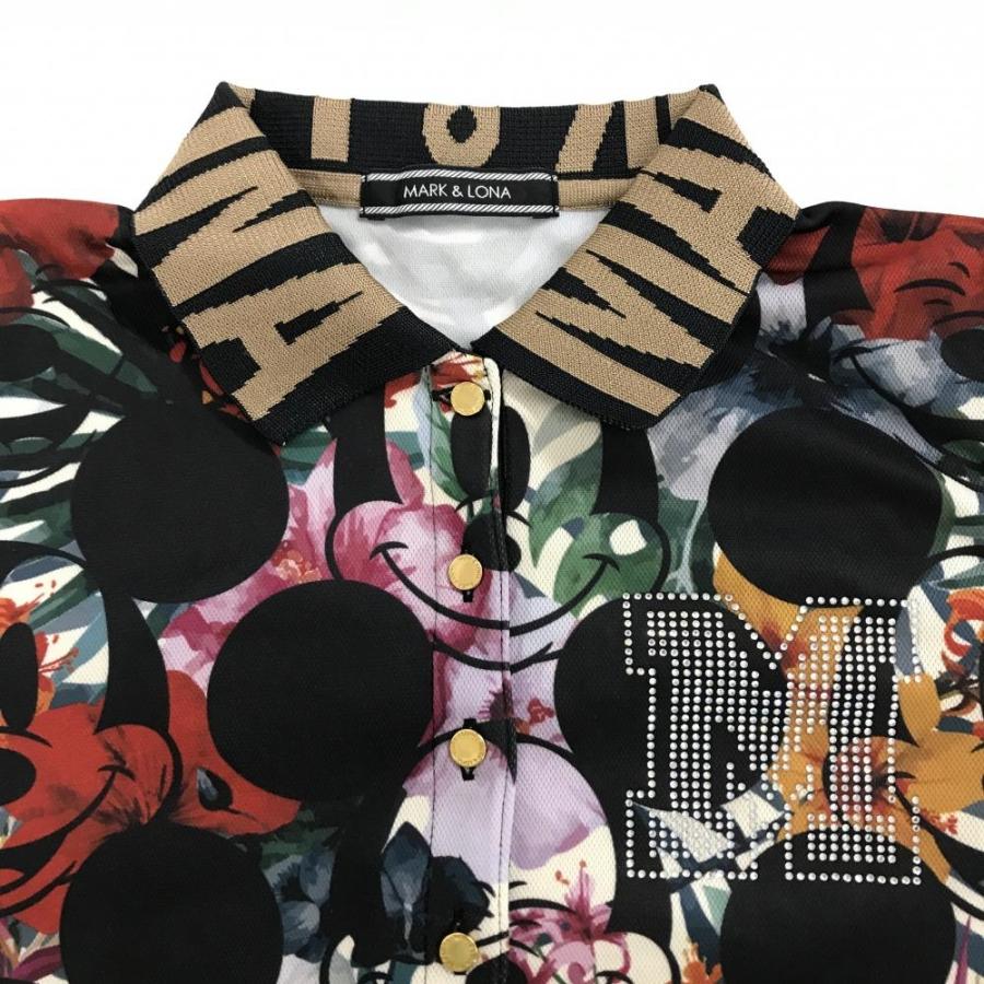 MARK&LONA マークアンドロナ ミッキーマウス 総柄 ポロシャツ MARK&LONA（マークアンドロナ） 【超美品】マークアンドロナ×Disney