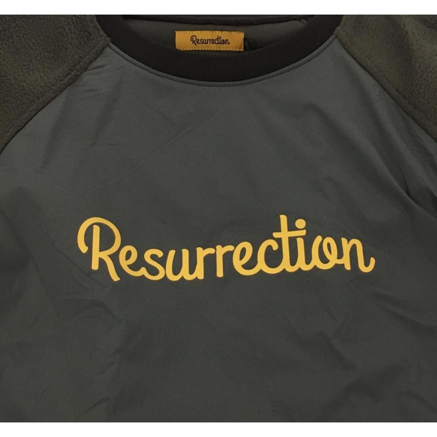 Resurrection 【新品】レザレクション 異素材スニード グレー×ダーク