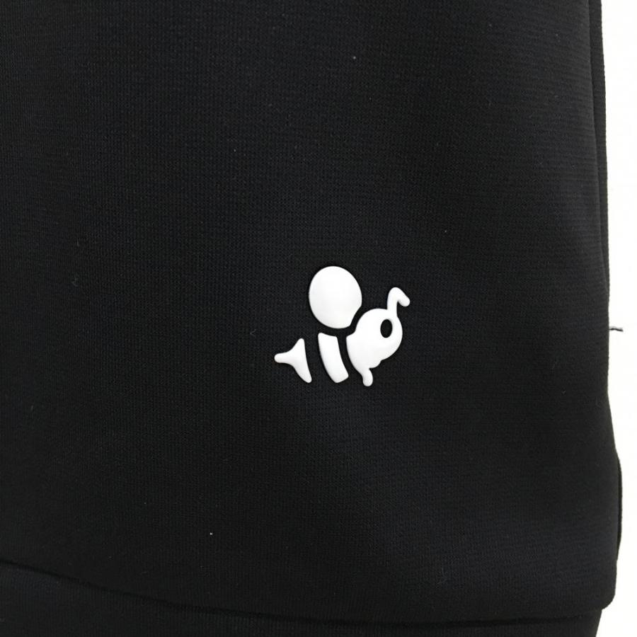 超美品】ハチヤーズ フード付アウターベスト 黒 フード裏メッシュ