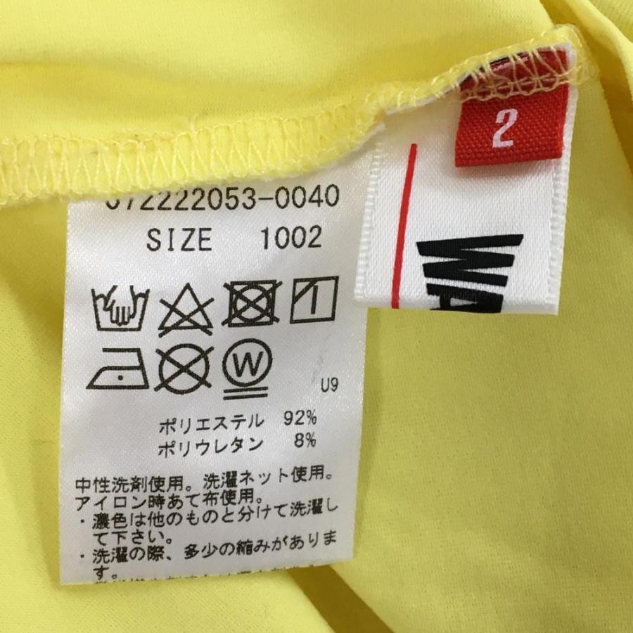 WAAC 【美品】ワック ハイネックインナーシャツ イエロー バック
