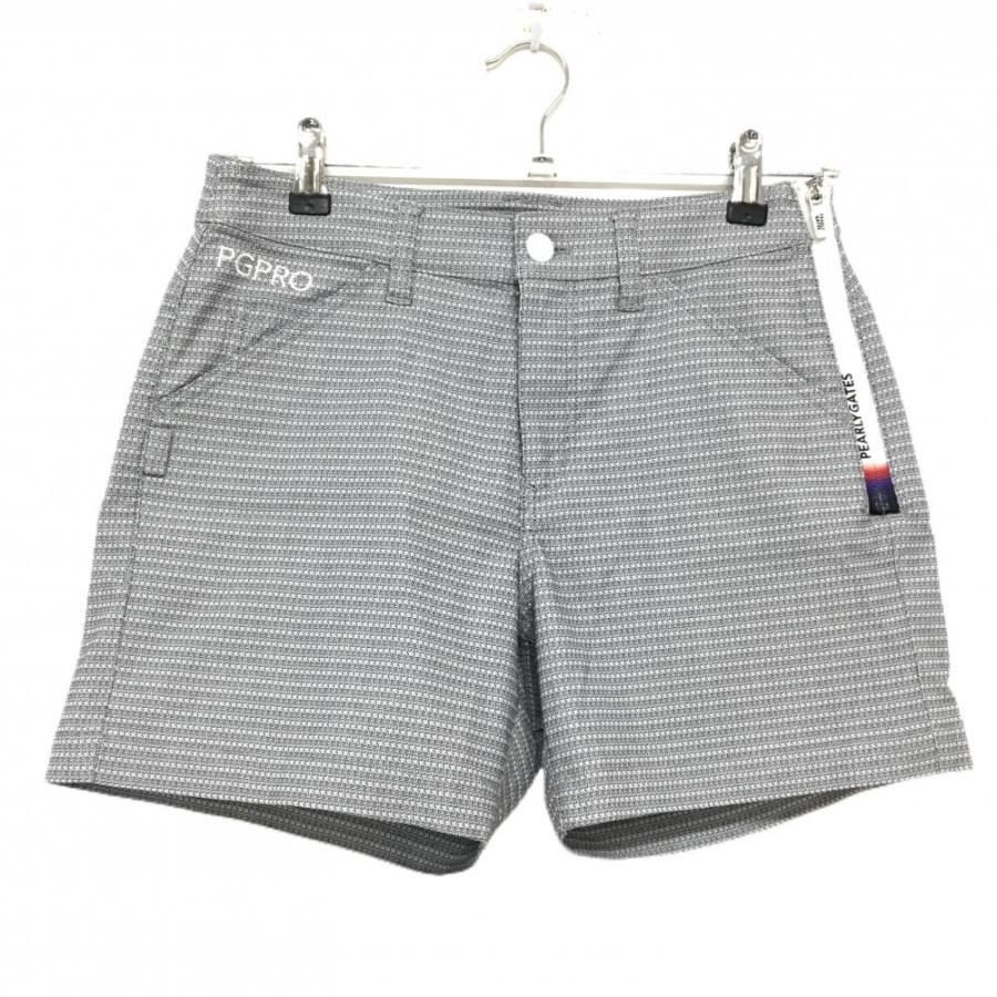パーリーゲイツ ショートパンツ 白×ネイビー 総柄 サイズ6 LL 美品 PEARLY GATES（パーリーゲイツ） 【超美品】パーリーゲイツ ショート