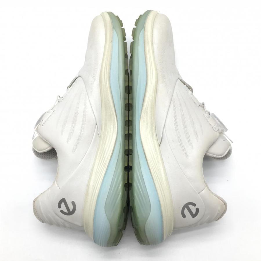 ecco（エコー） ゴルフシューズ 白×ライトブルー 13276301007 LT1