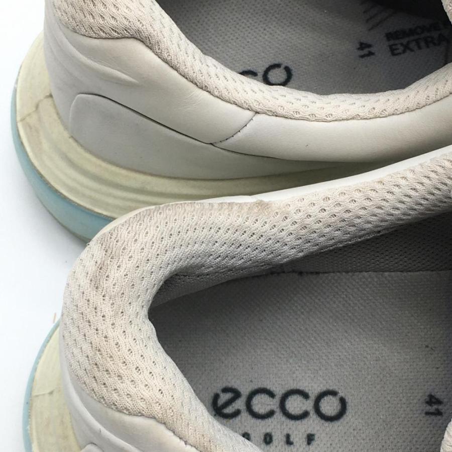 ecco（エコー） ゴルフシューズ 白×ライトブルー 13276301007 LT1