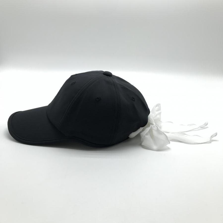 DESCENTE GOLF 【超美品】デサントゴルフ キャップ 黒 スワロフスキー