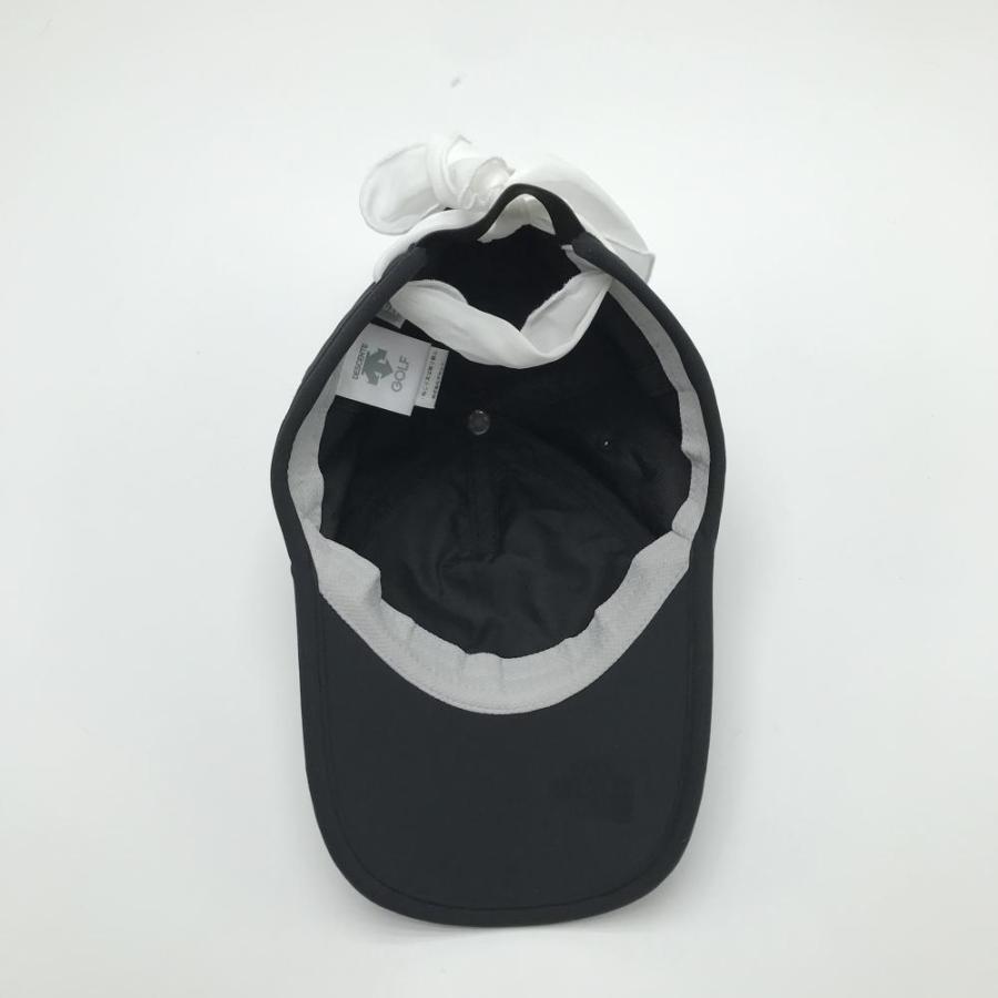 DESCENTE GOLF 【超美品】デサントゴルフ キャップ 黒 スワロフスキー