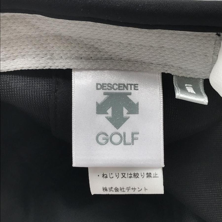 DESCENTE GOLF 【超美品】デサントゴルフ キャップ 黒 スワロフスキー