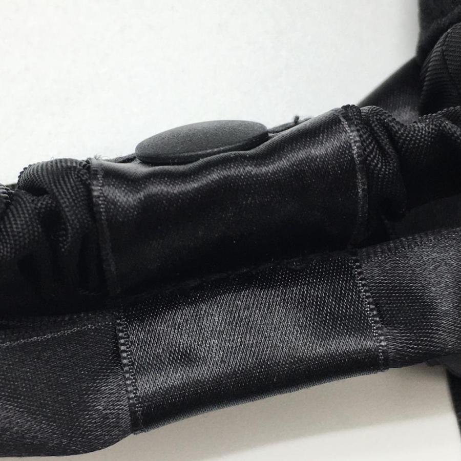 coco 中古 ジーフォア G/FORE サンバイザー フリー 黒 ブラック 美品 サテンリボン G/FORE（ジーフォア） サンバイザー 黒 リボン着脱可 つば・リボン汚れ
