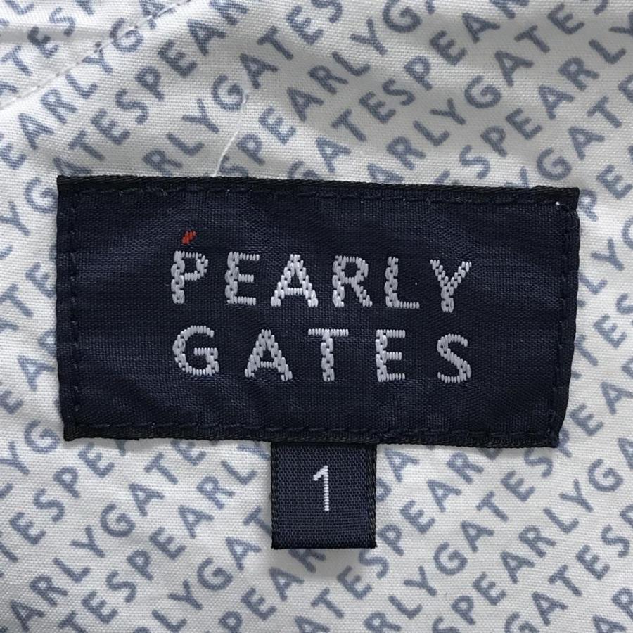 【新品】パーリーゲイツ パンツ 白×黒 千鳥格子 TEXBRID レディース 1(M) ゴルフウェア PEARLY GATESの画像