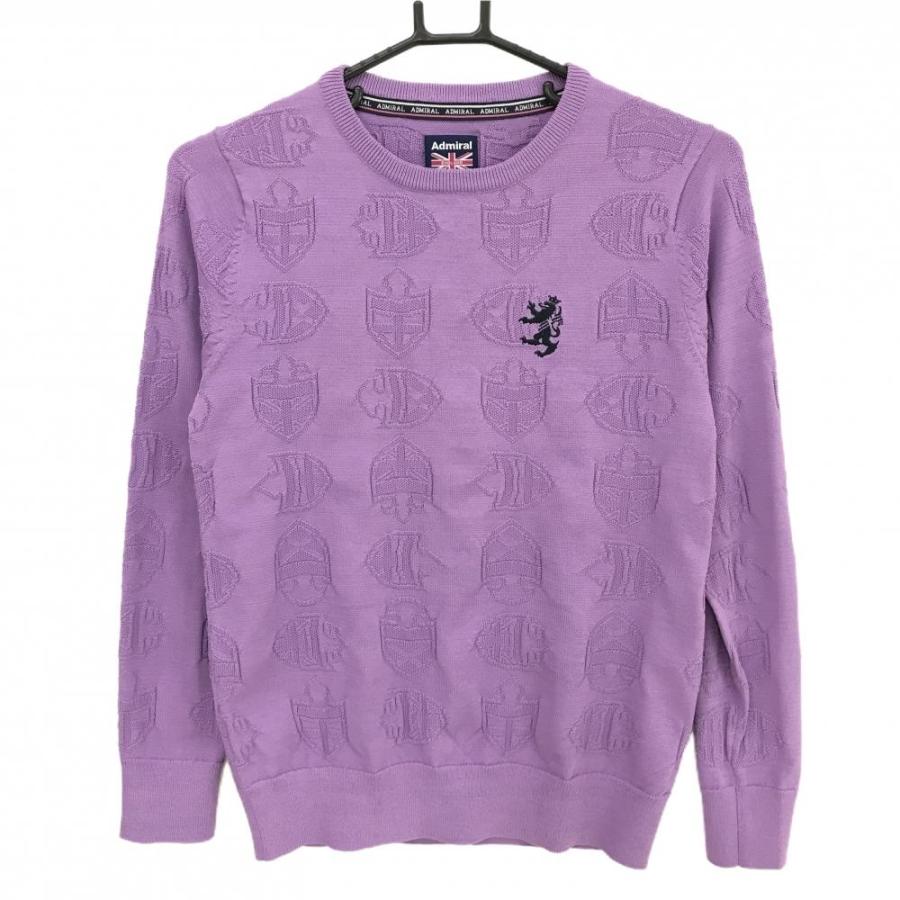 Admiral（アドミラル） 【新品】アドミラル セーター パープル 総柄