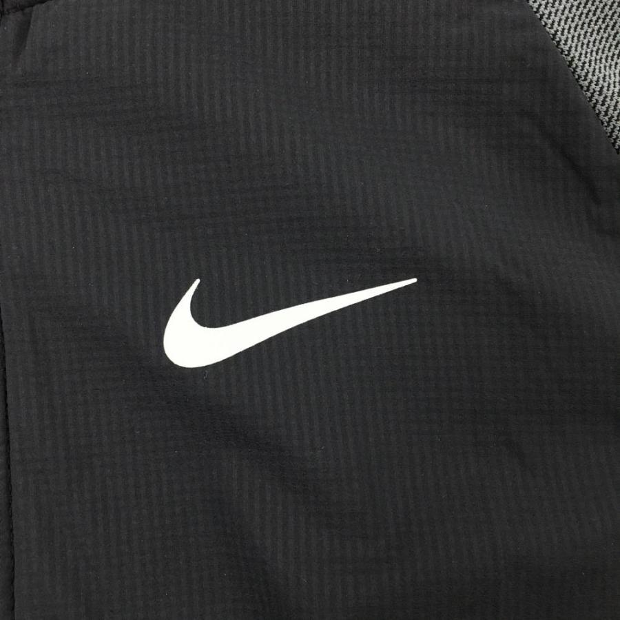 NIKE（ナイキ） 【美品】ナイキゴルフ 中綿切替ジャケット 黒×グレー