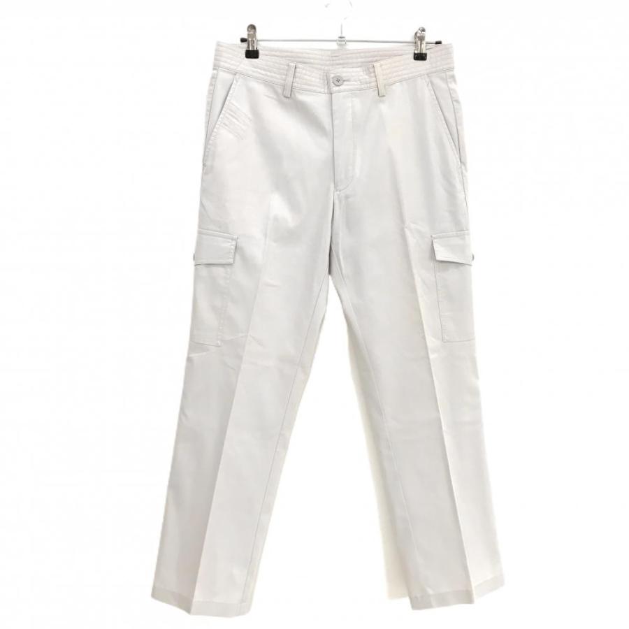 BURBERRY GOLF バーバリーゴルフ カーゴパンツ 白 ロゴ メンズ BURBERRY（バーバリー） 【美品】バーバリーゴルフ カーゴパンツ